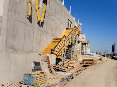 yatılı inşaat sitesinde