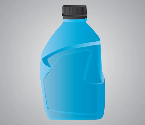 Plastic fles zeep — Stockvector