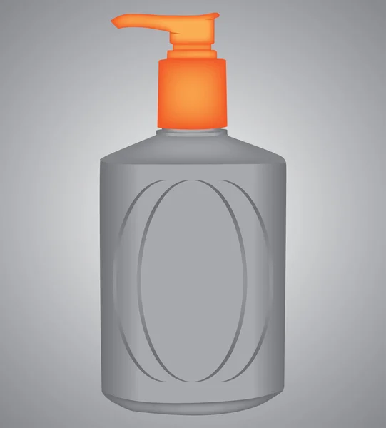Мыло из пластиковой бутылки — стоковый вектор