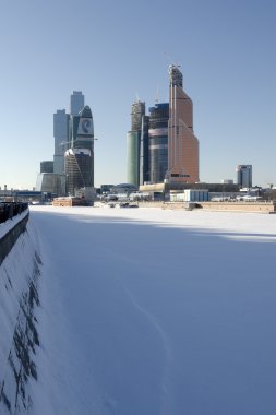 Moskova-city, Moskova-nehir kış