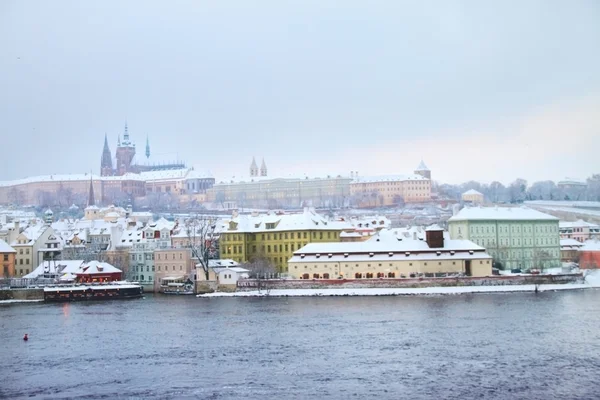 View on old Prague from Charles bridge — Stock Photo, Image