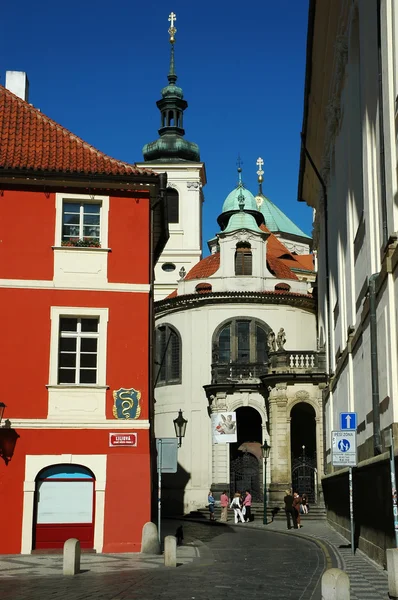 Straat van Praag — Stockfoto