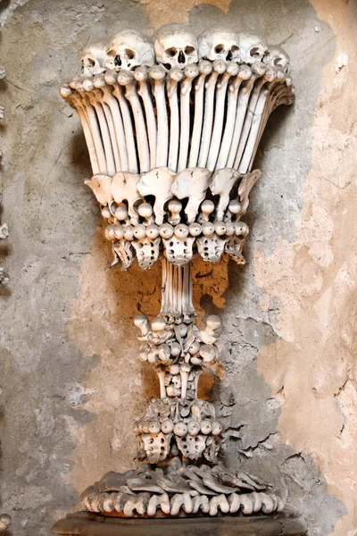 Insan kemikleri yapılan kadehi — Stok fotoğraf