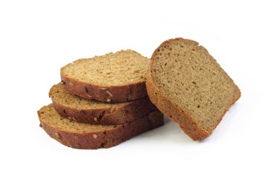 Çavdar ekmek dilimleri