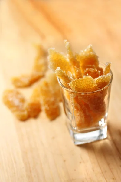 Caramelized stem ginger — Stock Photo, Image