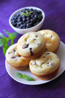 yaban mersini ile kekler