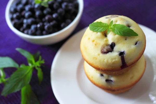 Muffins con arándanos —  Fotos de Stock