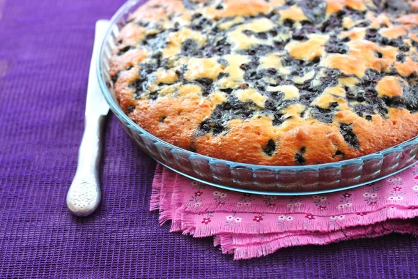 Tarta con arándanos — Foto de Stock