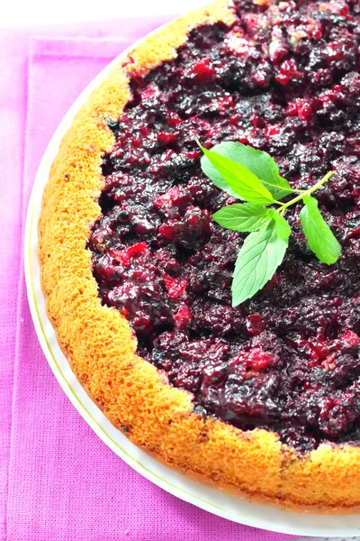 Torta de amora — Fotografia de Stock