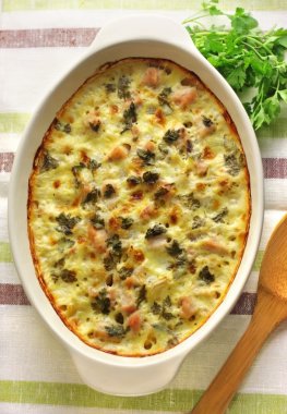 tavuk göğsü ve karnabahar güveç