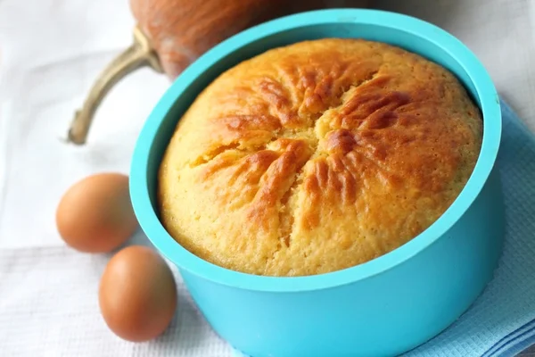 Pastel de naranja y calabaza — Foto de Stock