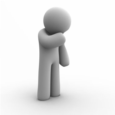 vektör insan elleri kafa tutuyor.