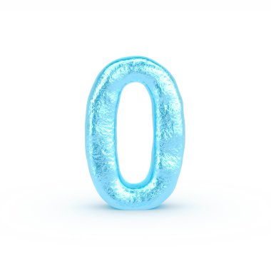 Beyaz arka plan üzerinde izole buz basamak