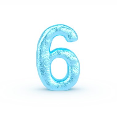 Beyaz arka plan üzerinde izole buz basamak