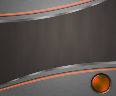 Tech karanlık şekiller turuncu arka plan