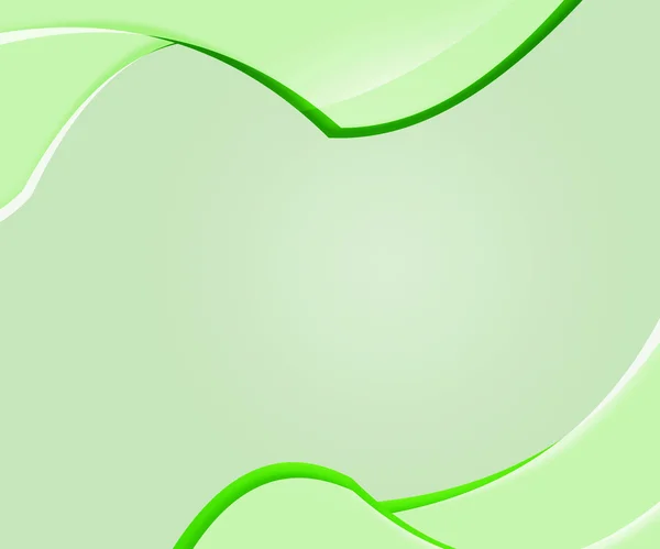 Formas abstratas verdes Fundo limpo — Fotografia de Stock