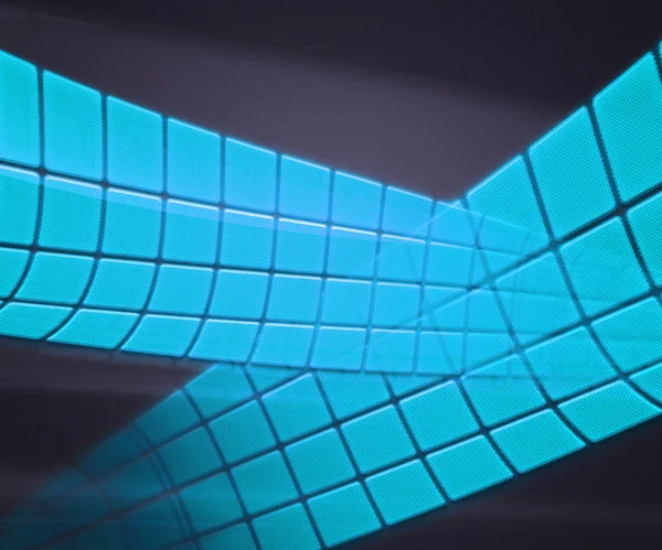 Azul Tecnologia Background Squares — Fotografia de Stock