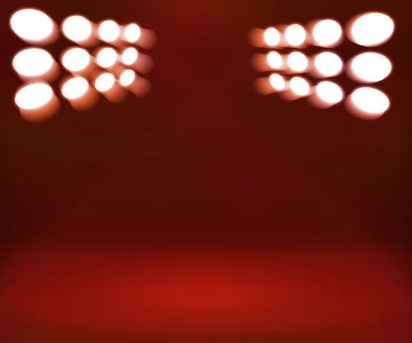 Spotlight-röda rummet bakgrund — Stockfoto