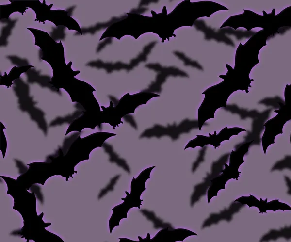 Vleermuizen halloween achtergrond — Stockfoto