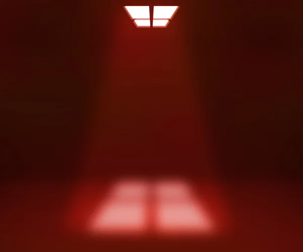 Spotlight-rode kamer achtergrond — Stockfoto