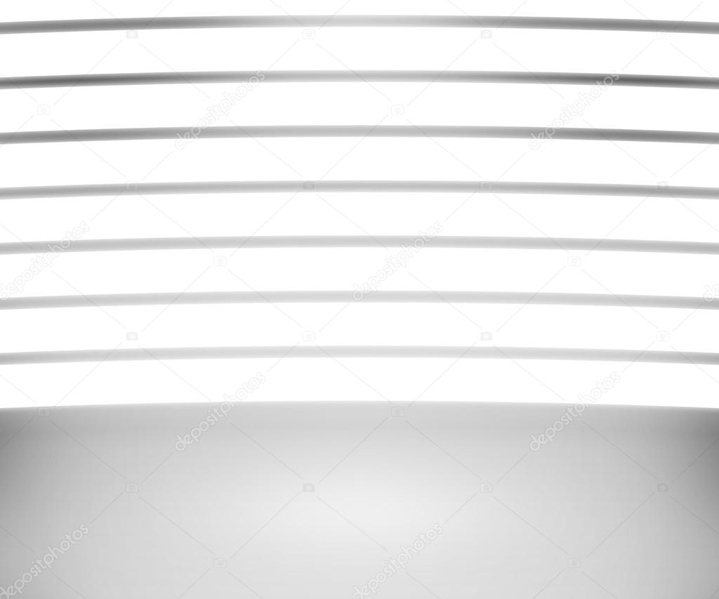 Spotlight White Bars Room Background