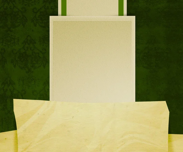 緑のビンテージ排他的な背景 — ストック写真