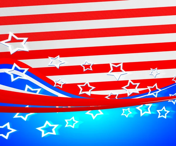 Amerikanische Flagge Unabhängigkeit Tag Hintergrund — Stockfoto