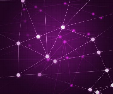 Violet Ağ Arkaplanı