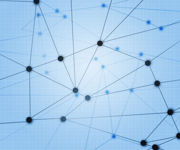 Blue Network Background — Stock Photo, Image