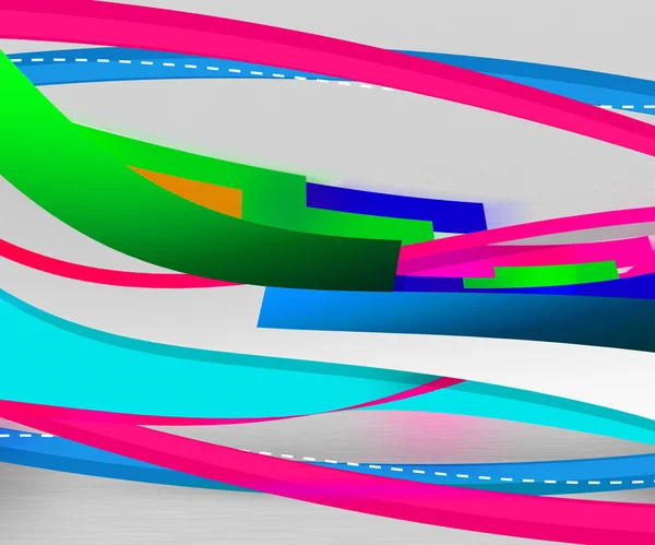 Abstracte achtergrond van kleurrijke vormen — Stockfoto