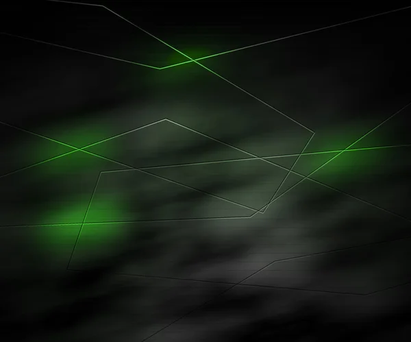Зеленый темный технологический фон — стоковое фото