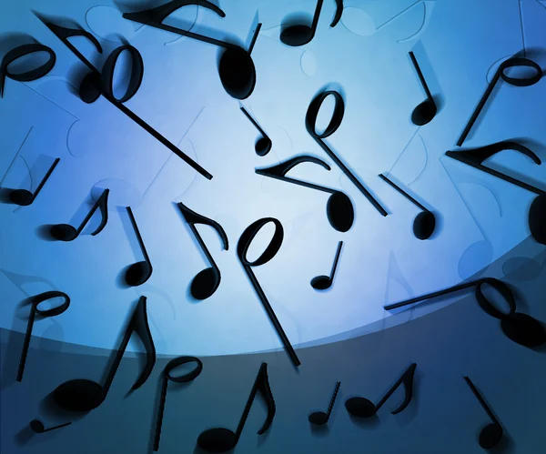 Blue Notes Background Texture — Stock Photo, Image