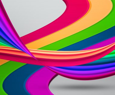 abstracte regenboog vormen achtergrond