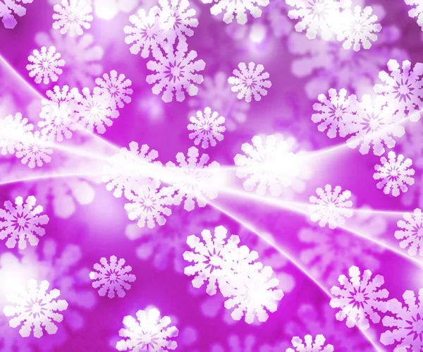 Violeta Invierno Bokeh Fondo —  Fotos de Stock