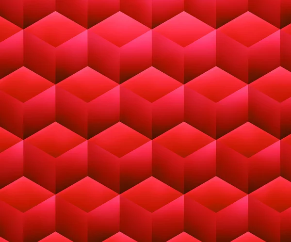 Fondo de cubos abstractos rojos —  Fotos de Stock