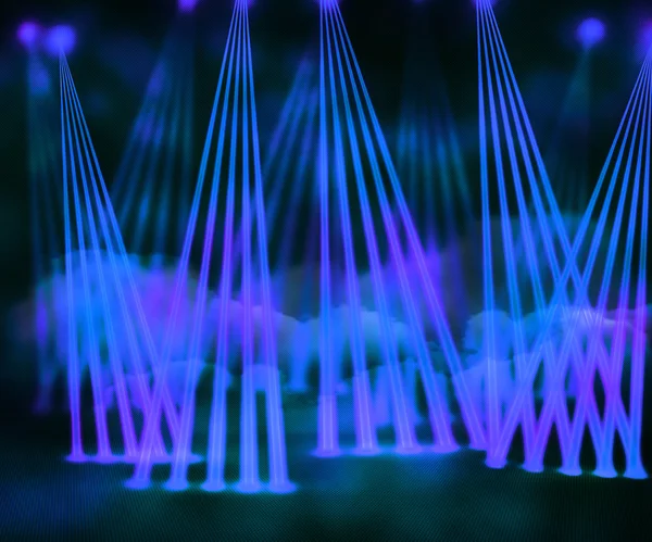 Blue Laser Stage Background