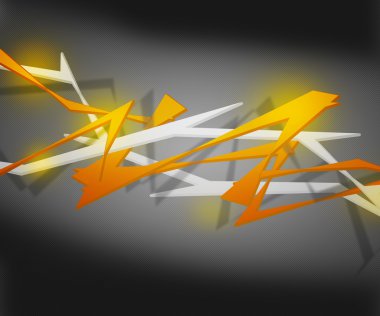 Sarı dikenli arka plan