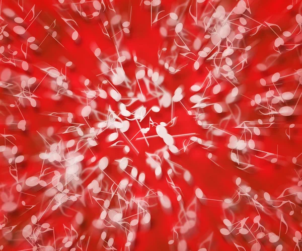 Red Abstract Music Burst Background — Zdjęcie stockowe