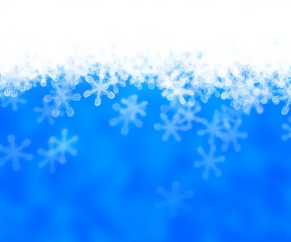 Blue abstract snow achtergrond — Stockfoto