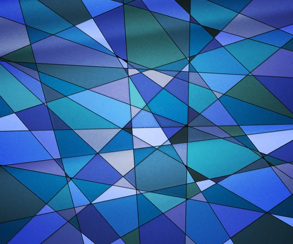 Blue Stained Glass Texture — Stock Photo, Image