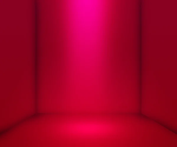Fundo interior vazio vermelho — Fotografia de Stock