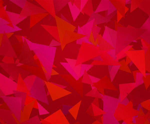 赤い三角形の抽象的な背景 — ストック写真