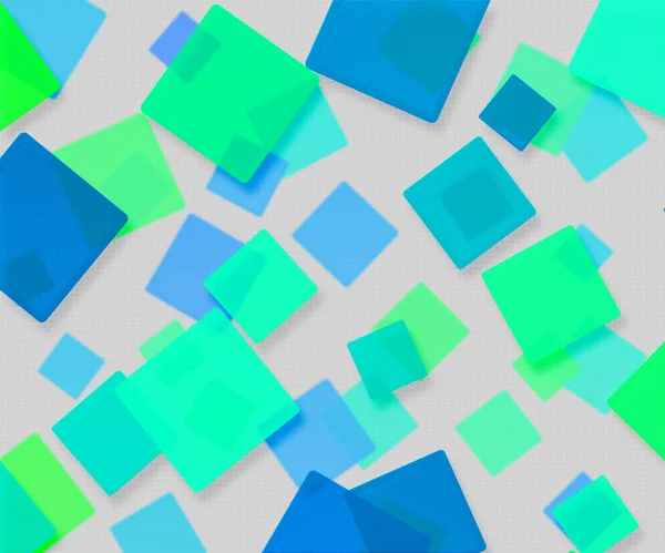 Blue Abstract Squares Background — Stock Photo, Image