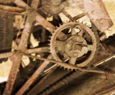 Grunge endüstriyel arka plan