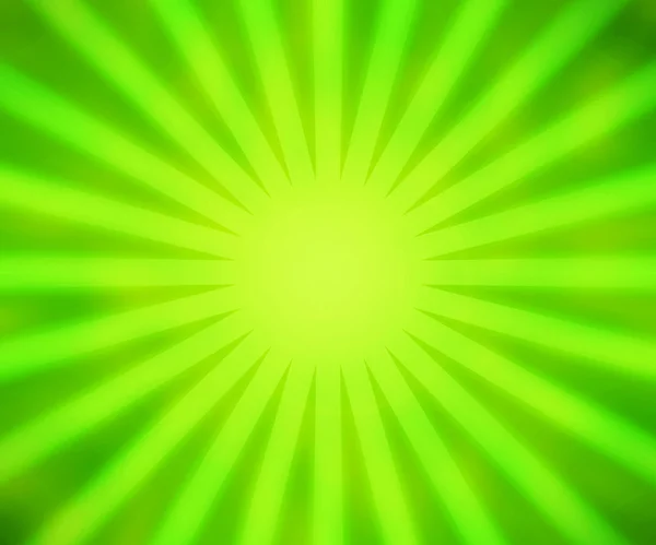 Green Rays Background — Stock Photo, Image