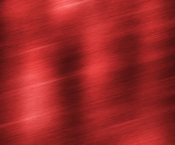 Texture en métal brossé rouge — Photo