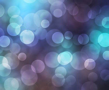güzel mavi bokeh arka plan