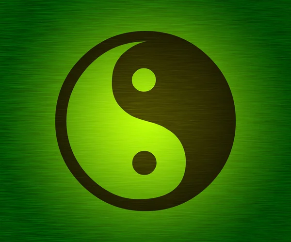 Зелений фон Тао — стокове фото