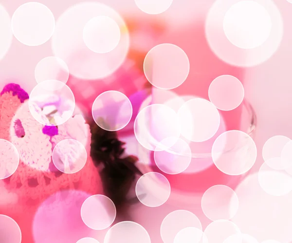Roze Pasen achtergrond bokeh — Stockfoto