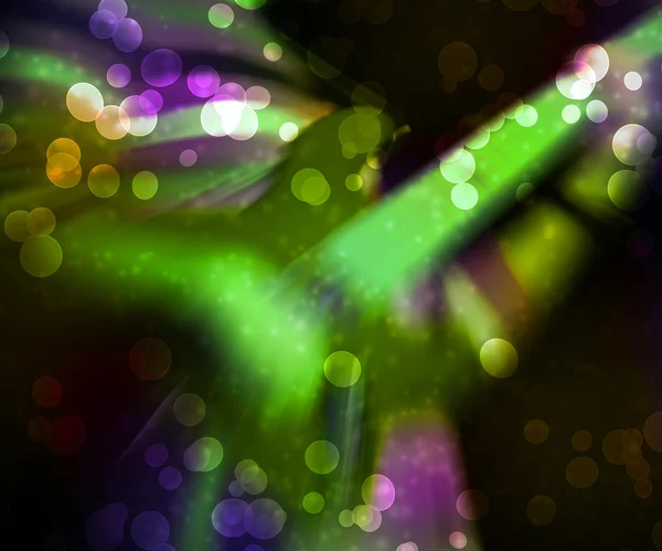 Grön abstrakt gitarr bakgrund — Stockfoto